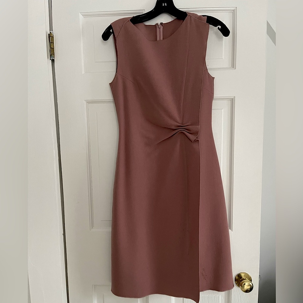Bottega Veneta Wool Crepe Knee Length Dress